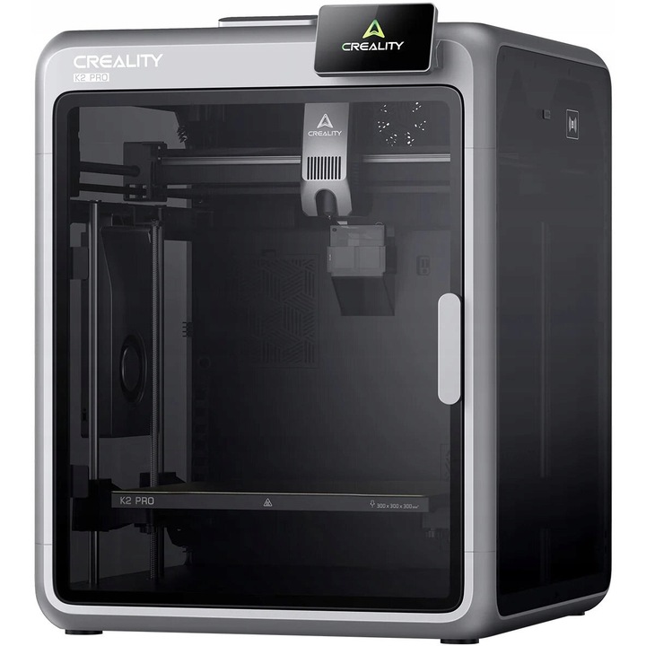 Imprimanta 3D Creality K2 Pro, inchisa, incalzita, 30x30x30cm, 600mm/s