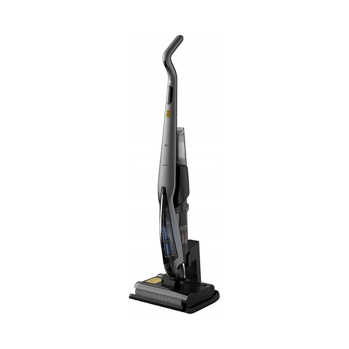 Вертикална прахосмукачка Deerma DEM-VX96W, безжична, с моп, черна, 1160x300x216mm