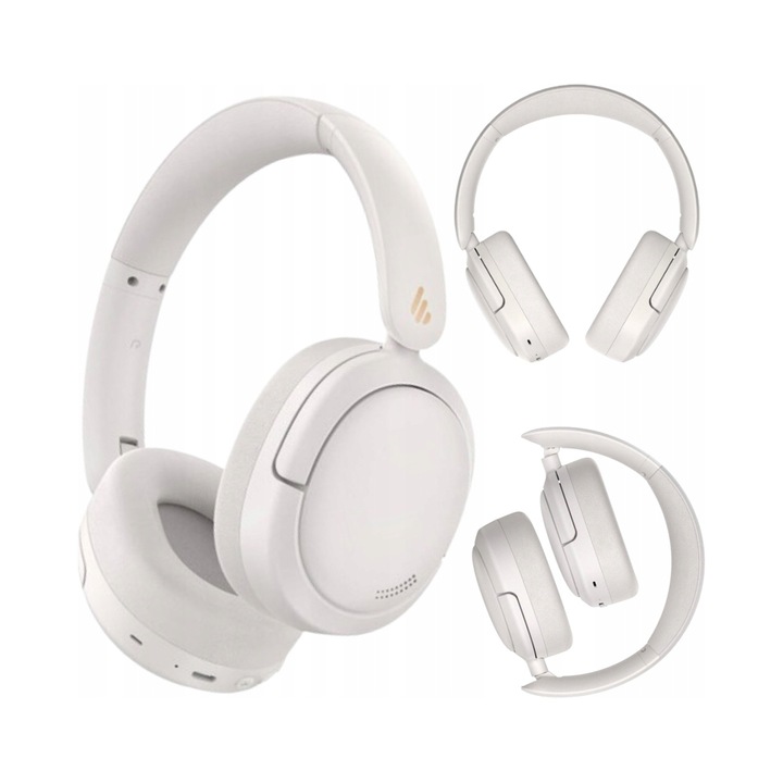 Edifier W800BT Pro vezeték nélküli fejhallgató, ANC, bézs, 40mm, Bluetooth 5.4