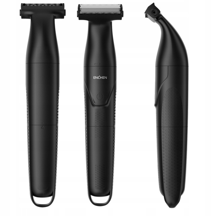 Trimmer Enchen Spark 5, electric, rezistent la apa, pentru barba axila picioare tors, negru