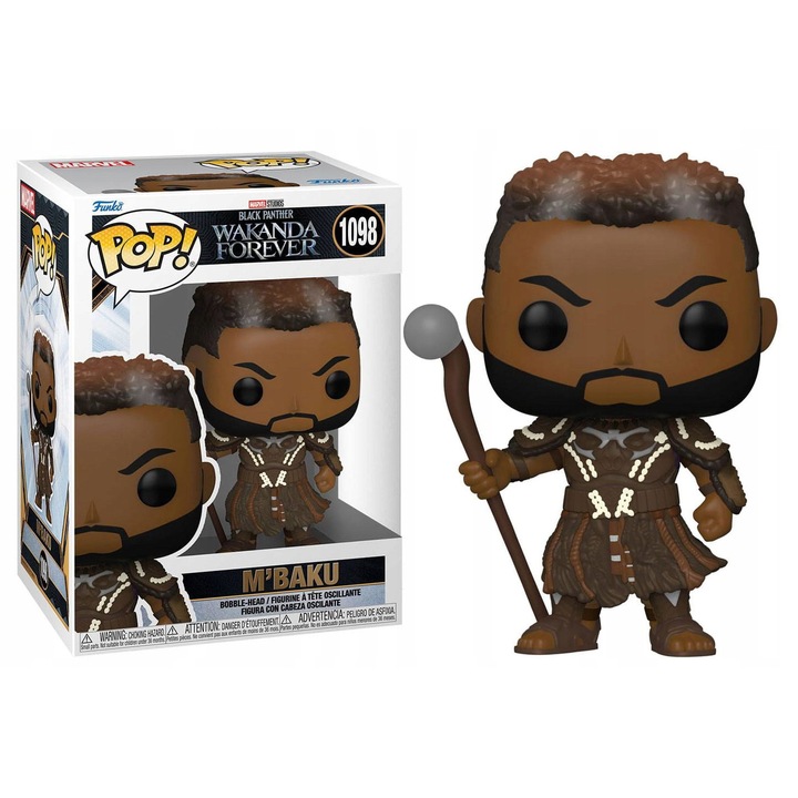 Funko Pop Black Panther M'Baku gyűjthető figura, vinil, 9cm