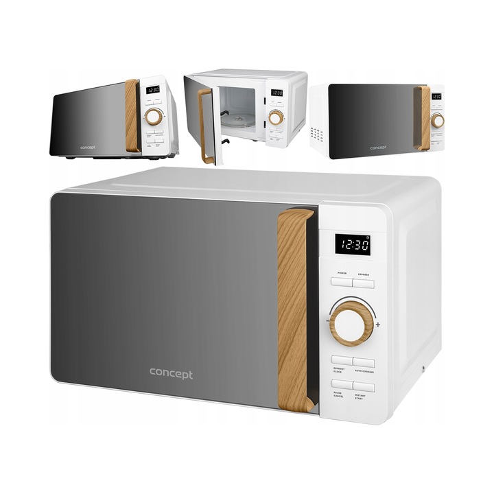Cuptor cu microunde Concept MT4420wh, 20l, 800W, alb, 45x35x26cm