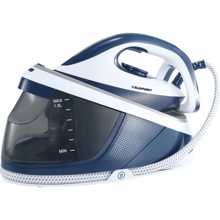 Statie de calcat cu abur Blaupunkt SSP501, 3100W, ceramic, alb, 37.6x19.7x24.6cm