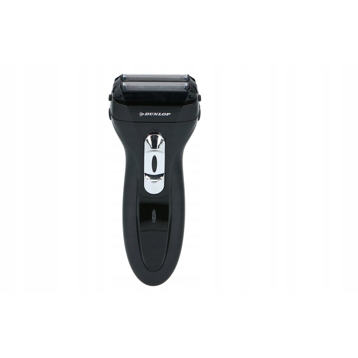 Електрическа самобръсначка Dunlop, 2 ножчета, черна, 15.5x6x4см