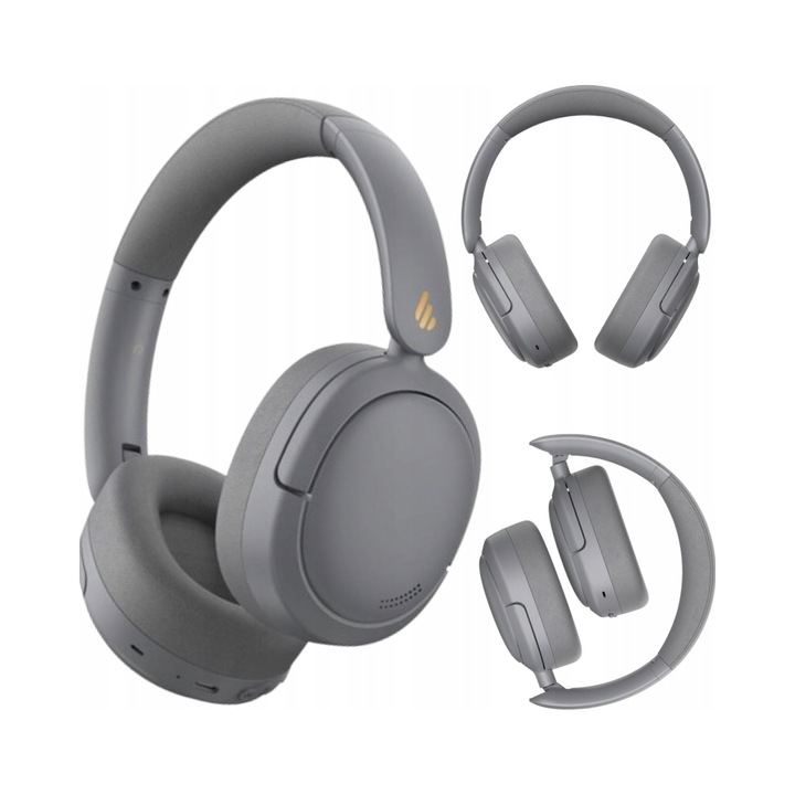 Edifier W800BT Pro vezeték nélküli fejhallgató, ANC, szürke, 40mm, Bluetooth 5.4, 253g