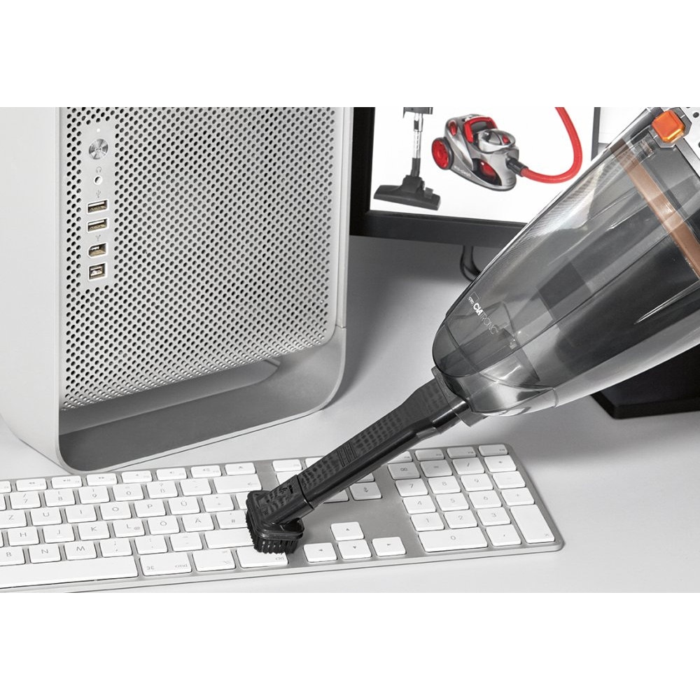 Aspirator de mana Clatronic AKS 832 Aspirator uscat/umed Acumulator: 1400 mAh Rezervor lavabil