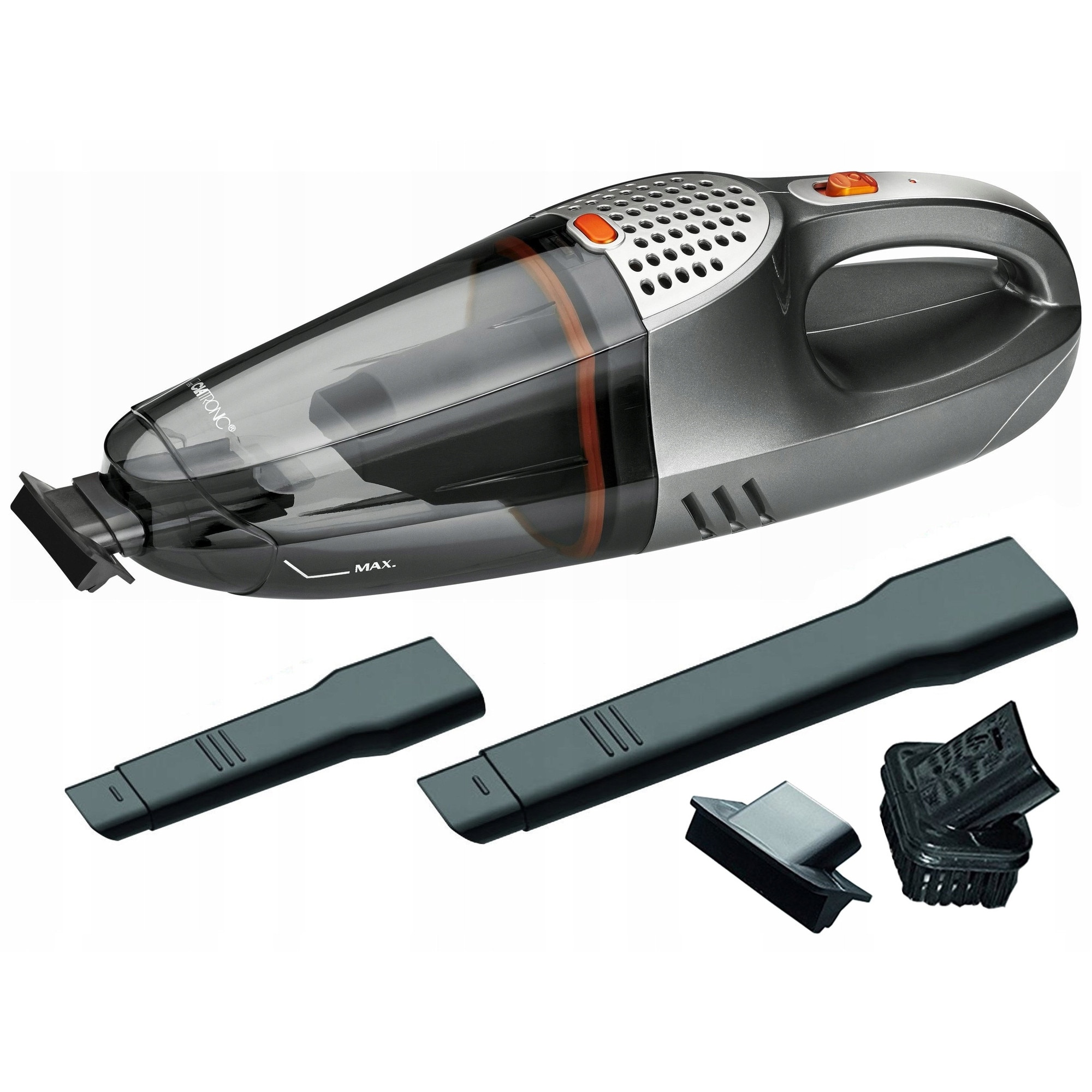 Aspirator de mana Clatronic AKS 832 Aspirator uscat/umed Acumulator: 1400 mAh Rezervor lavabil