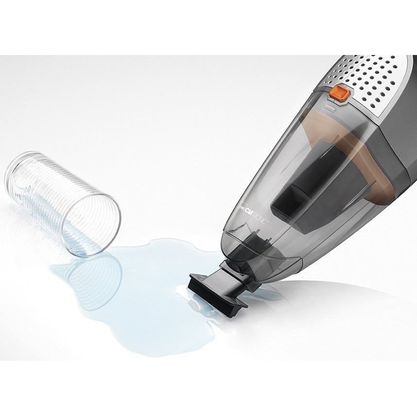 Aspirator de mana Clatronic AKS 832 Aspirator uscat/umed Acumulator: 1400 mAh Rezervor lavabil