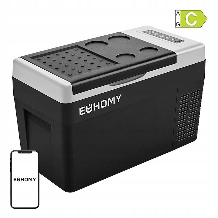 Frigider auto Euhomy CF004 portabil 19L albastru 56.5x35x29cm