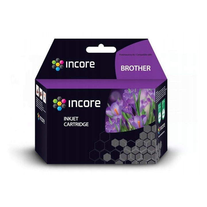 Тонер Incore Brother LC-427XLC, циан, 62мл