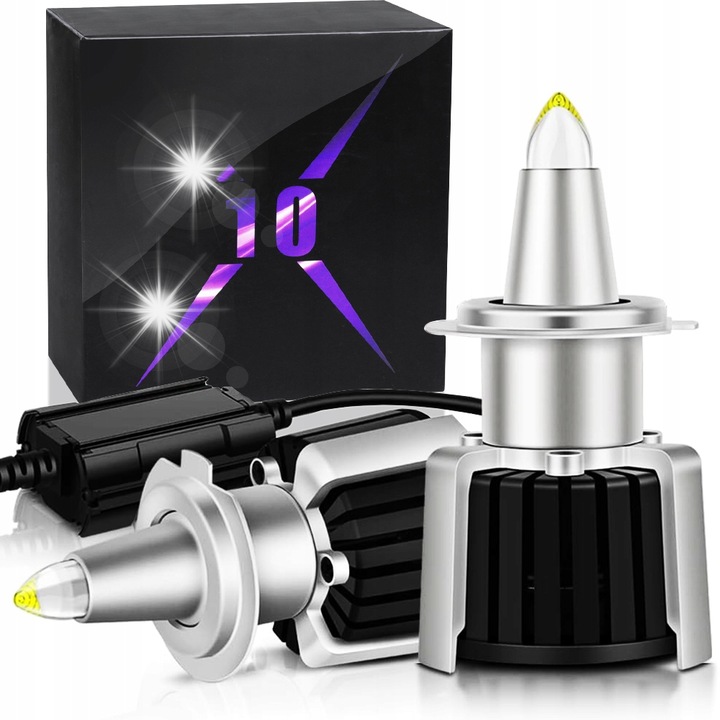 Комплект LED крушки H7 Interlook R10 12000lm 6000K 12V-24V