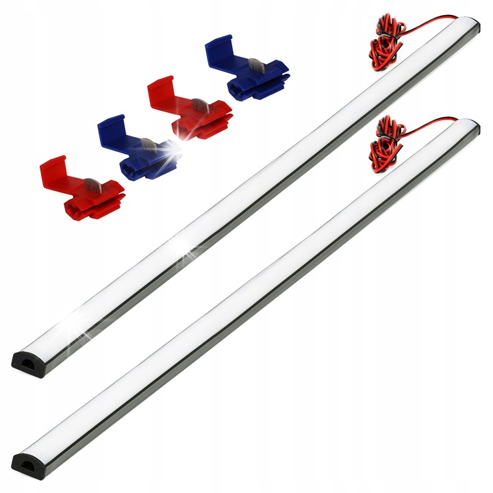 Гъвкава LED лента Interlook комплект 2x1м студено бяло 12V