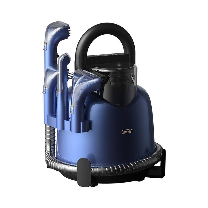 Прахосмукачка за мокро почистване Deerma DEM-BY200, 400W, синя, 1.6x1.4L, 5 четки