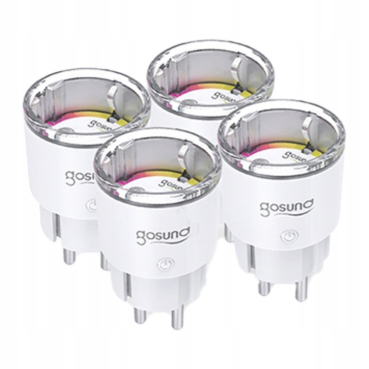 Интелигентен контакт Gosund EP2-Z ZigBee комплект 4 броя бял 10A