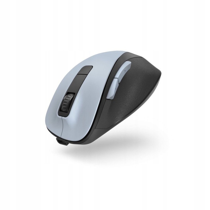 Mouse wireless Hama MW-500, ergonomic, albastru deschis, 8.5x12x4.2cm