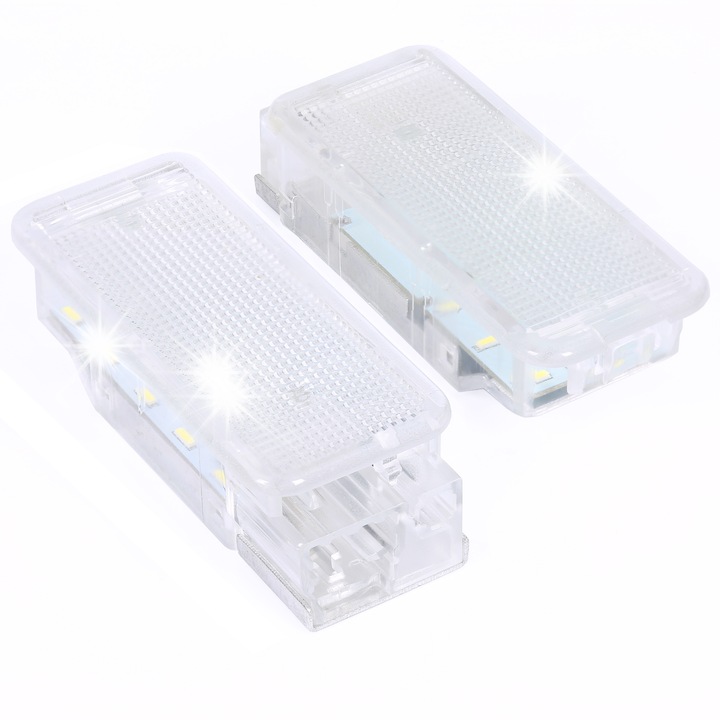 Комплект 2 LED интериорни лампи Interlook 77x32x22mm бели за Citroen Peugeot