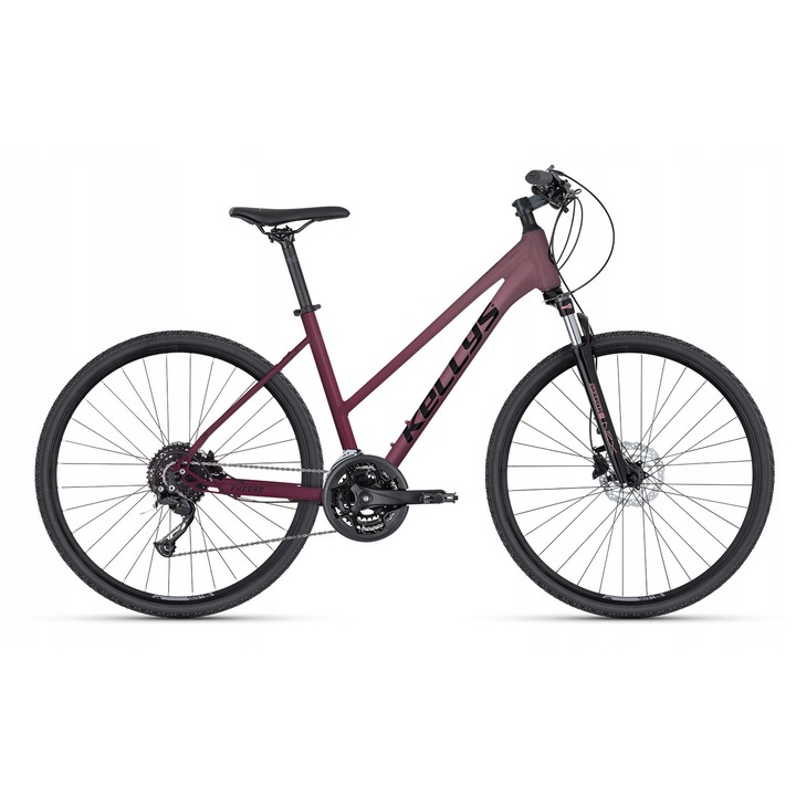 Велосипед крос Kellys Pheebe 28", 27 скорости, червен, M