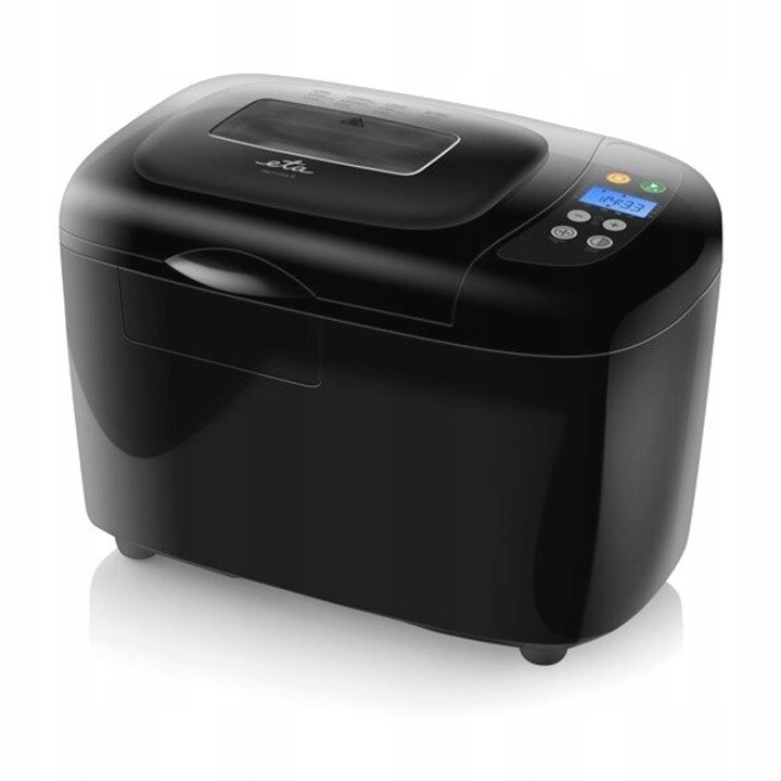 Хлебопекарна ETA Harmony II, 850W, 1.5кг, черна, 29.5x27.5x42см, 12 програми, LCD