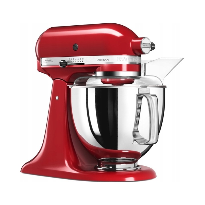 Планетарен миксер KitchenAid Artisan 5KSM175 металик 4,8л 36x22x34см