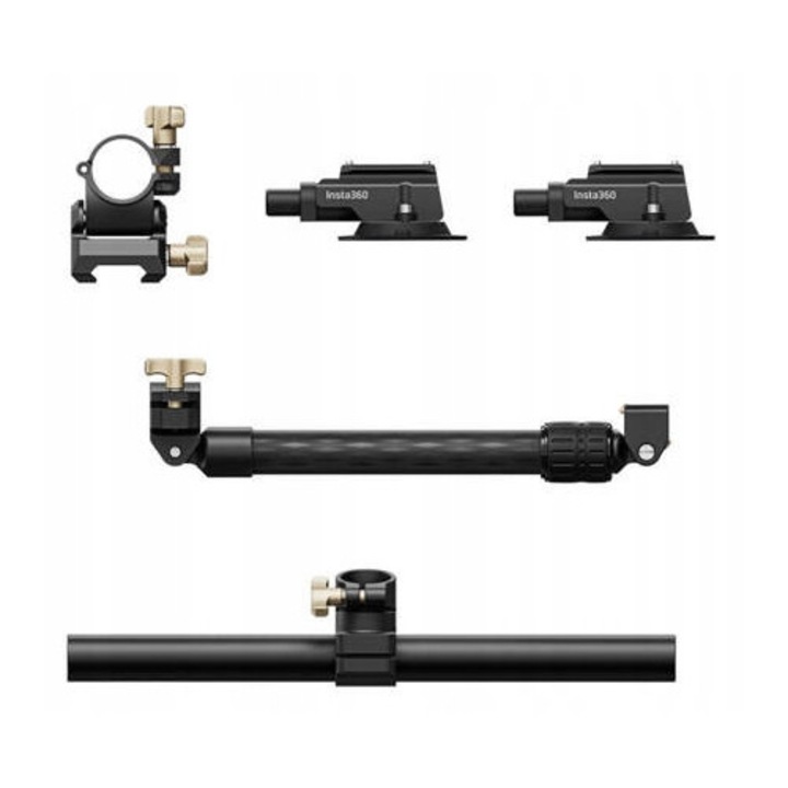 Стойка за кола Insta360 Dual Suction Cup метал карбон