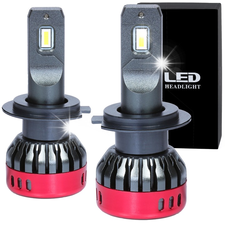 LED крушки H7 Interlook F6 CSP 20000lm студено бяло 70мм комплект 2 бр
