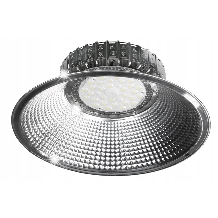 Индустриална LED лампа Interlook BK-HB100W неутрално бяла 38,5x18cm 100W