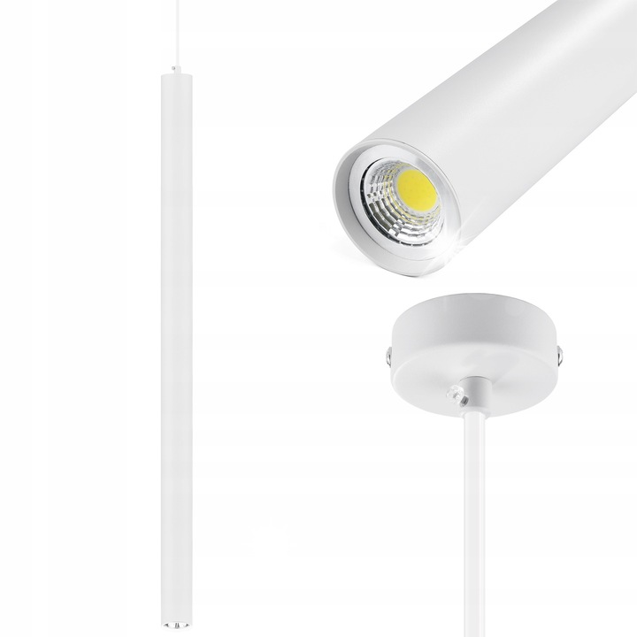 Висяща лампа Interlook LED 100x5,5см матово бяла 8W