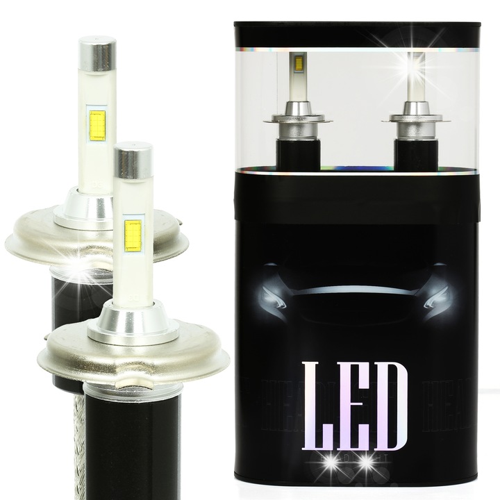 Becuri LED H4 Interlook R4 80W 6000K 12x24V комплект