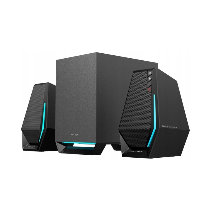Boxe PC Edifier Hecate G1500 Max 2.1 RGB Negru 104x115x168mm+135x210x200mm