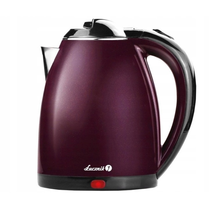 Lucznik rozsdamentes acél elektromos vízforraló 1.8L lila 360° 1500W