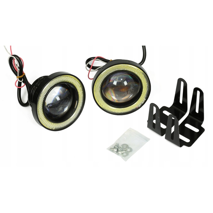 Комплект 2 LED лампи Interlook 64мм ксенон бял 12V