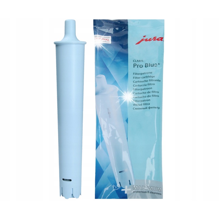 Филтър за вода Jura Claris Pro Blue+, против варовик, 273x49x34mm
