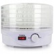 Deshidrator de alimente Dakota, 5 tavite, reglare temperatura 35-70°C, 250W, alb