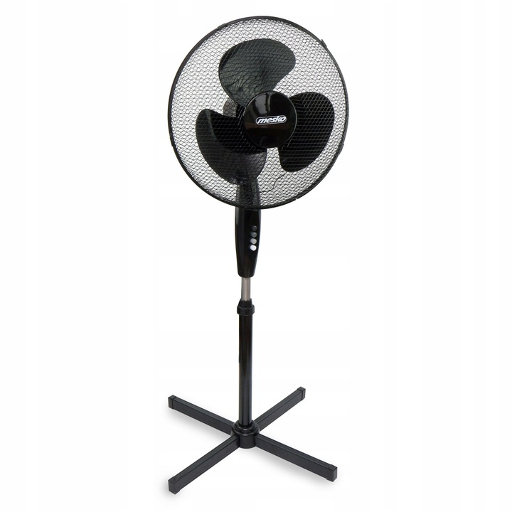 Mesko MS 7311 állóventilátor 40cm 45W állítható magasságú fekete