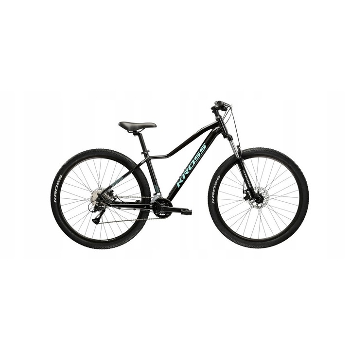 Велосипед MTB Kross Lea 3.0 черно-мента 27,5" 14" алуминий