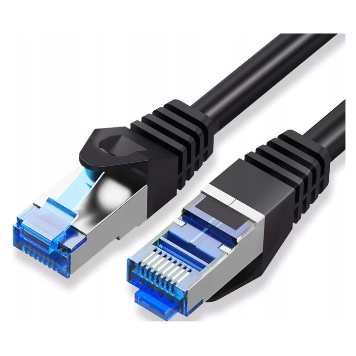 Cablu retea Montis S/FTP Cat6a 30m negru