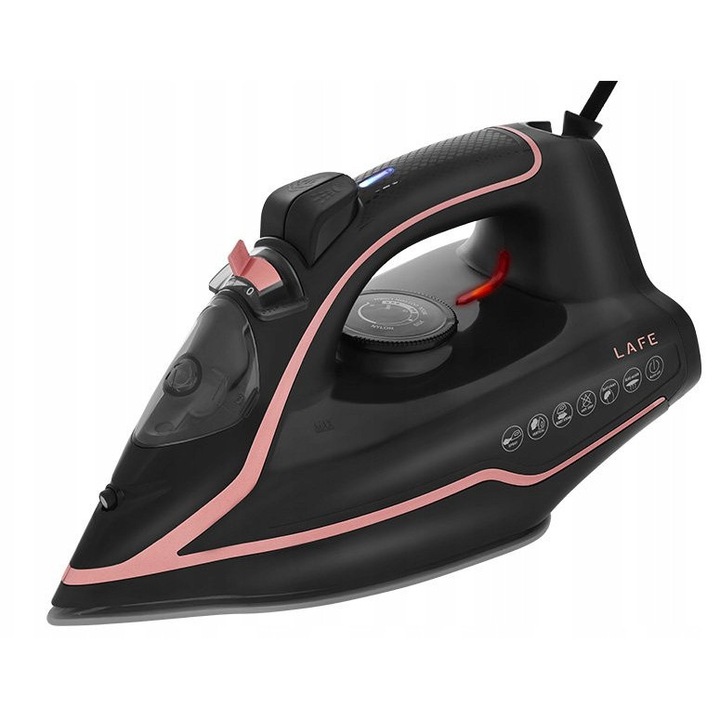 Fier de calcat cu aburi Lafe SteamPro 2200W ceramic alb 330ml