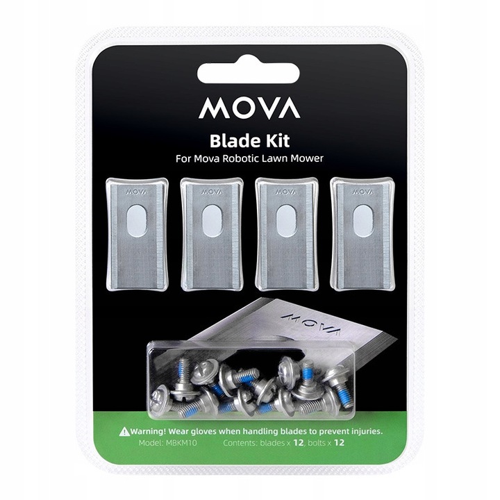 Комплект от 12 ножа за робот косачка Mova 600x1000