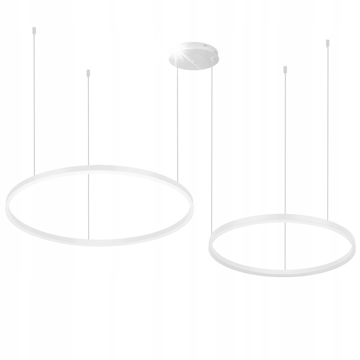 LED висяща лампа Interlook 50W бяла 60x40cm регулируема