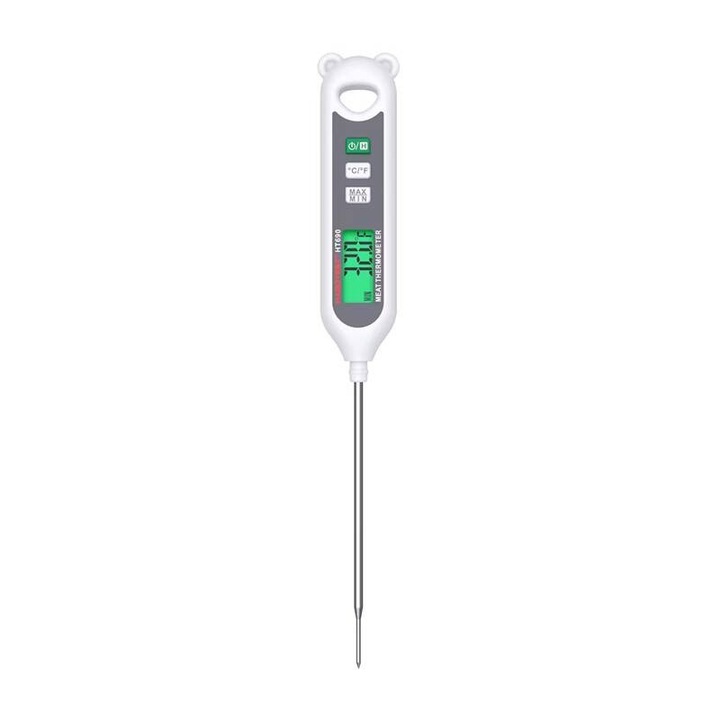 Termometru alimentar Habotest HT690 electronic rapid LCD inox 244mm