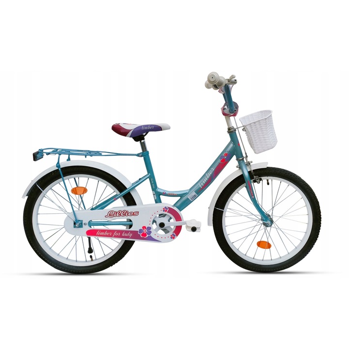 Bicicleta copii Limber Girl 20", gri, 12.8 kg, cadru ergonomic