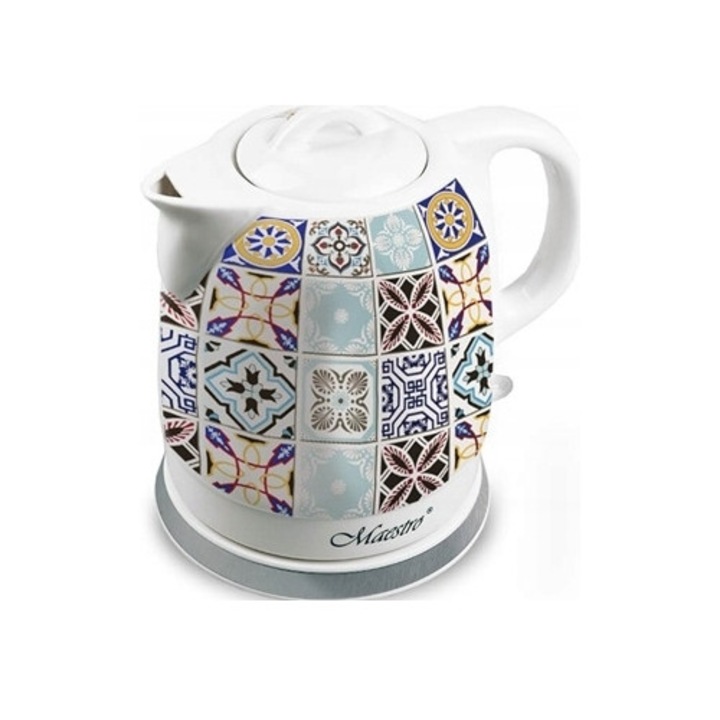 Fierbator electric Maestro ceramic 1200W 1,5l alb