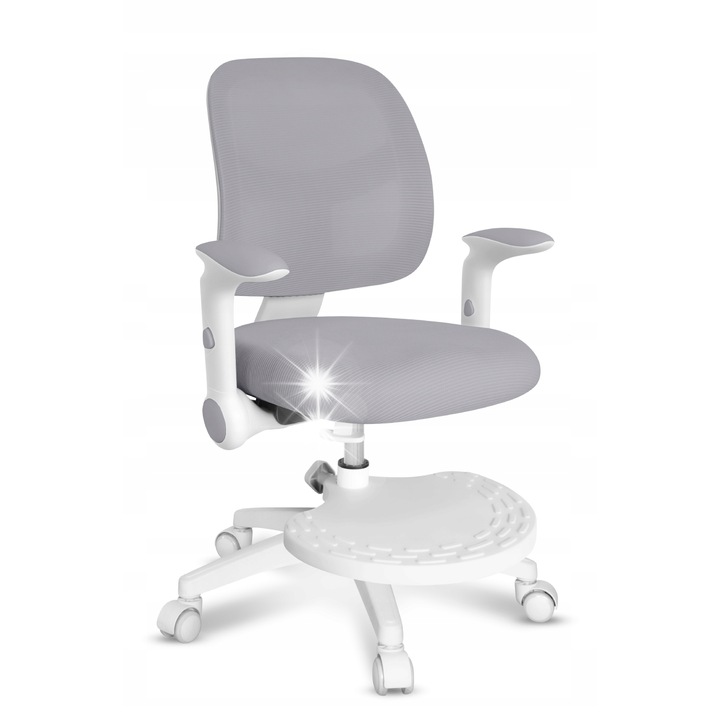 Scaun birou copii Mark Adler Junior 5.0 сив регулируем 80x170см