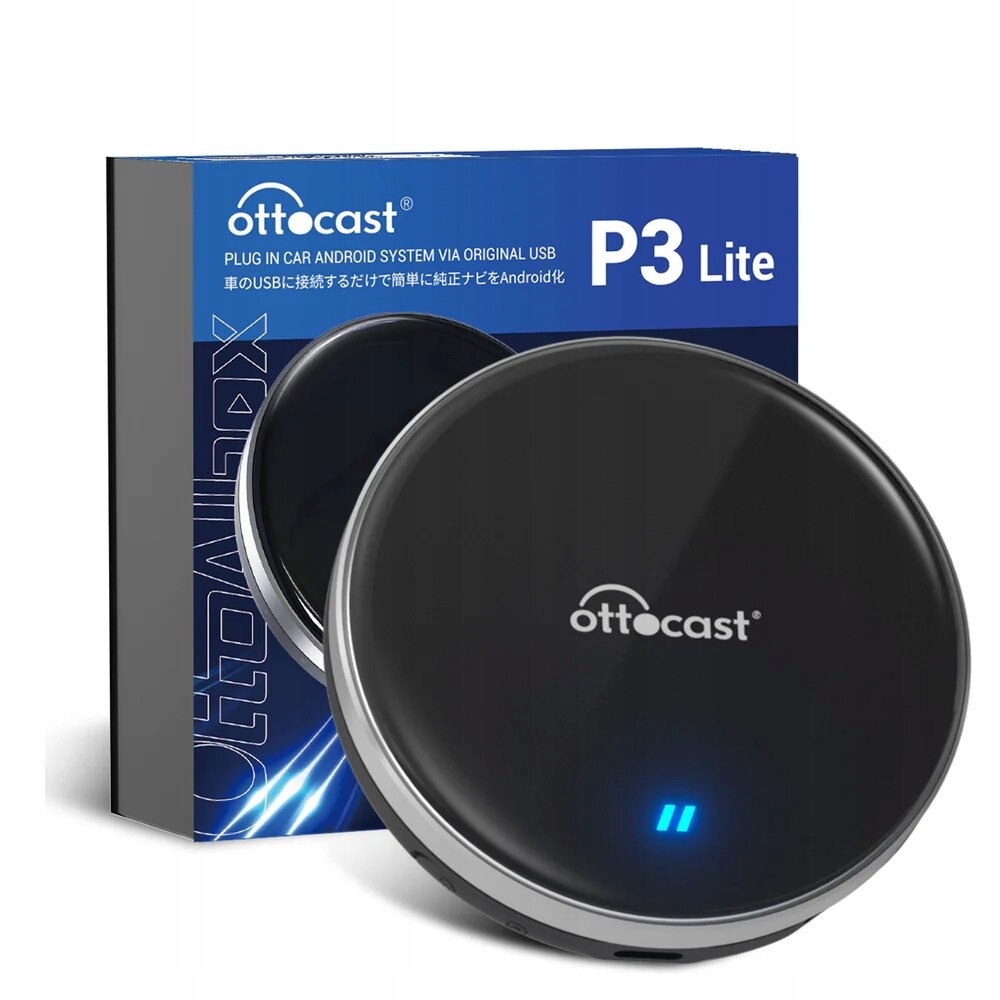 Adaptor wireless Ottocast OttoAibox P3 Lite Android Auto Car Play