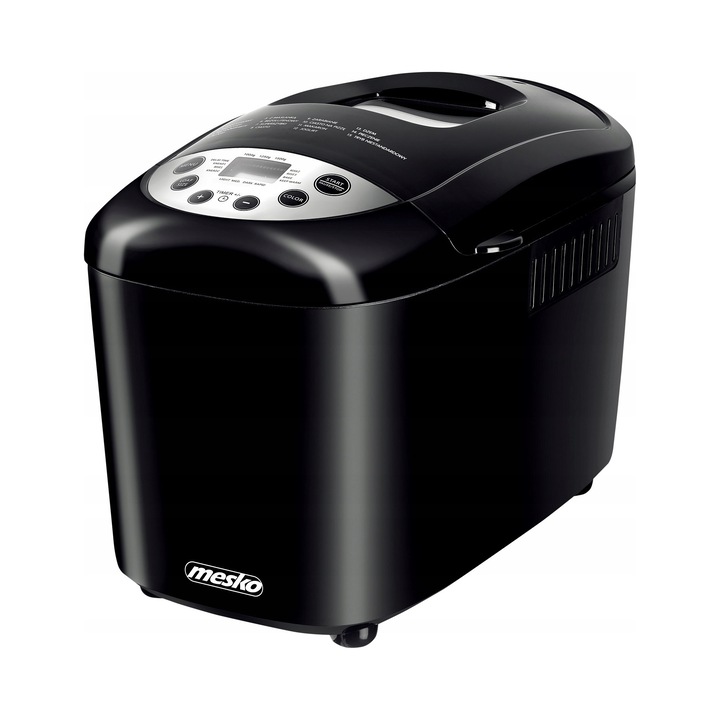 Машина за хляб Mesko MS 6022, 850W, черна, 750x1250g, 15 програми