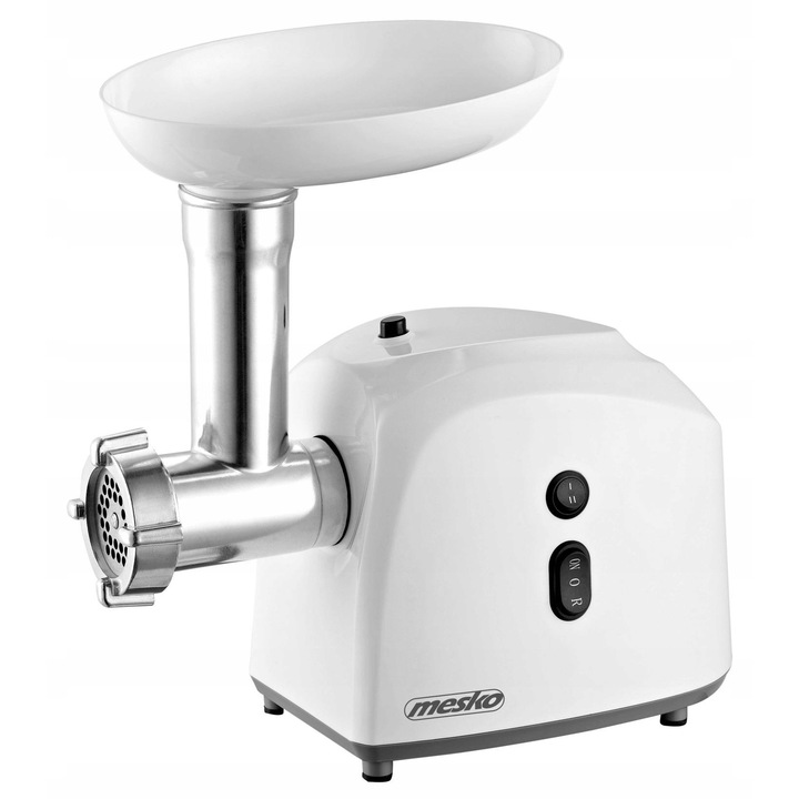 Месомелачка Mesko MS 4805, 600W, 3 приставки, бяла, компактна