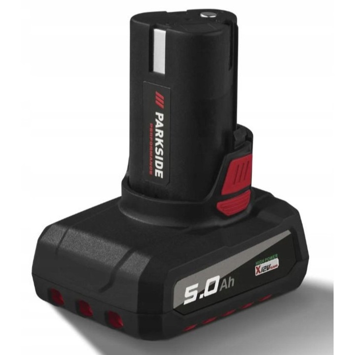 Acumulator Parkside PAPK 12 5Ah 12V litium-ion 9.24x6.6x10.4cm
