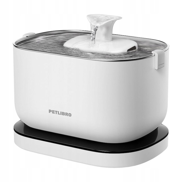 Petlibro Dockstream vezeték nélküli itató, 2.5l, fehér, 22.6x18.7x16.1cm