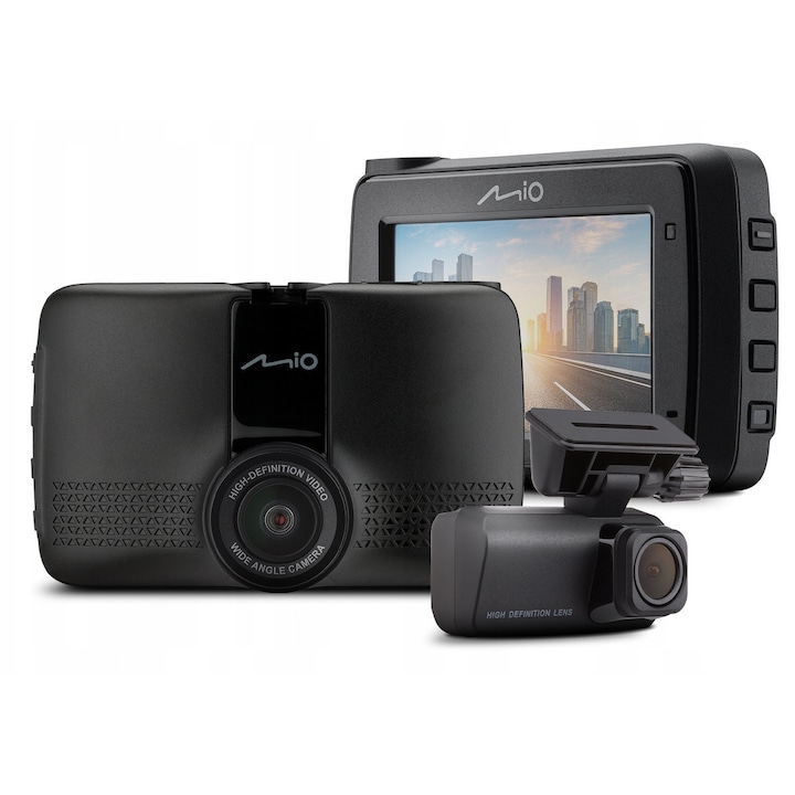 Mio MiVue 903WD Pro Dual autós kamera, QHD, GPS, Wi-Fi, 2 kamera