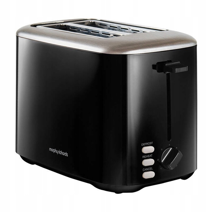 Morphy Richards 222064 kenyérpirító, állítható mélység, 7 fokozat, fekete